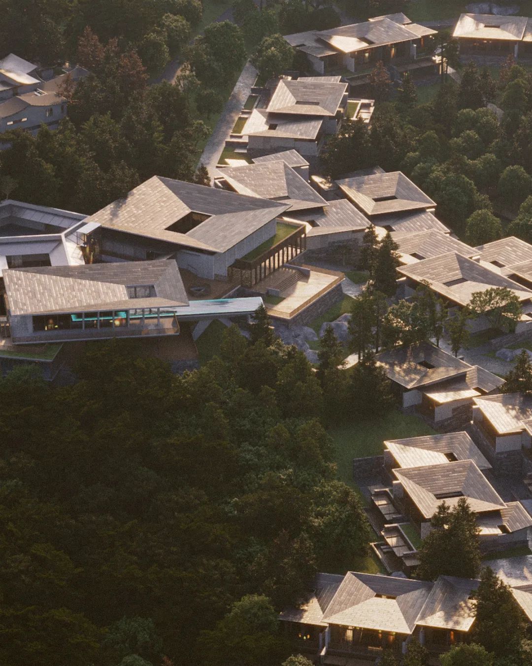 黄山洲际金普顿酒店，line+以当代空间叙事回溯徽州精神