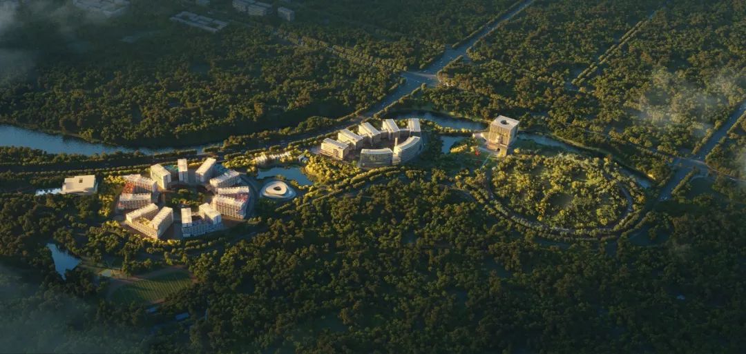 Aedas新作 | 北师香港浸会大学二期校园，钟灵毓秀，碧水绕亭
