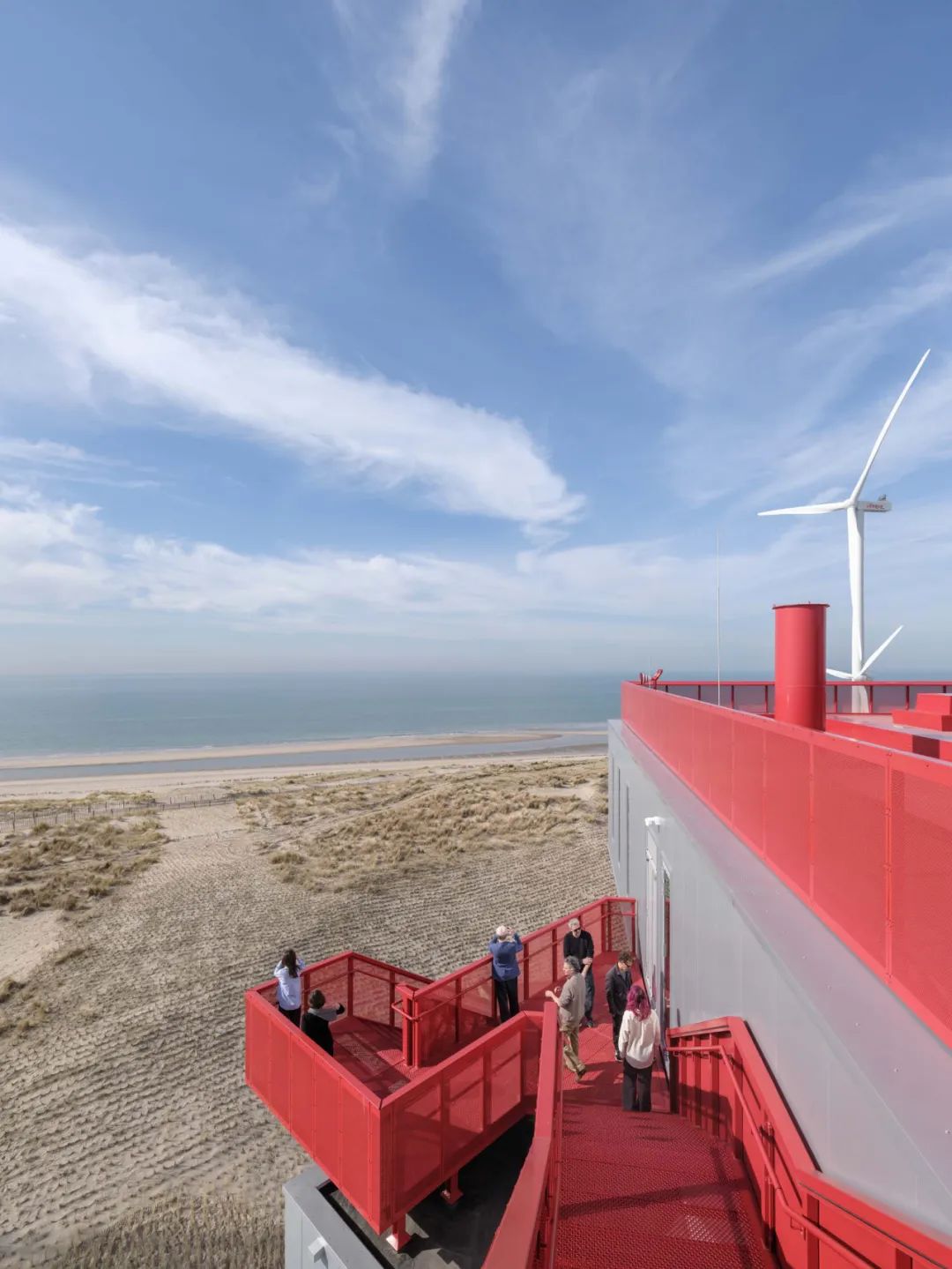 高能效的叙事机器 | MVRDV在鹿特丹港口打造「波特兰蒂斯」，为游客带来观海新视角