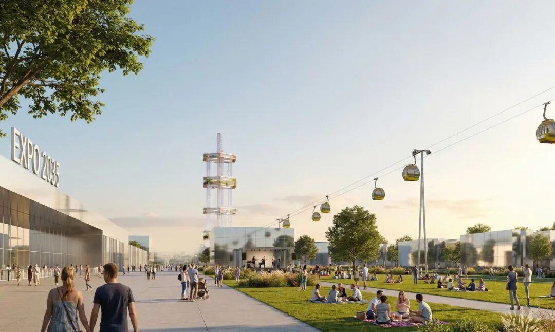 gmp新闻 | 柏林泰格尔机场旧址作为2035年世博会潜在举办地——欧洲最大城市发展项目之一的初步构想