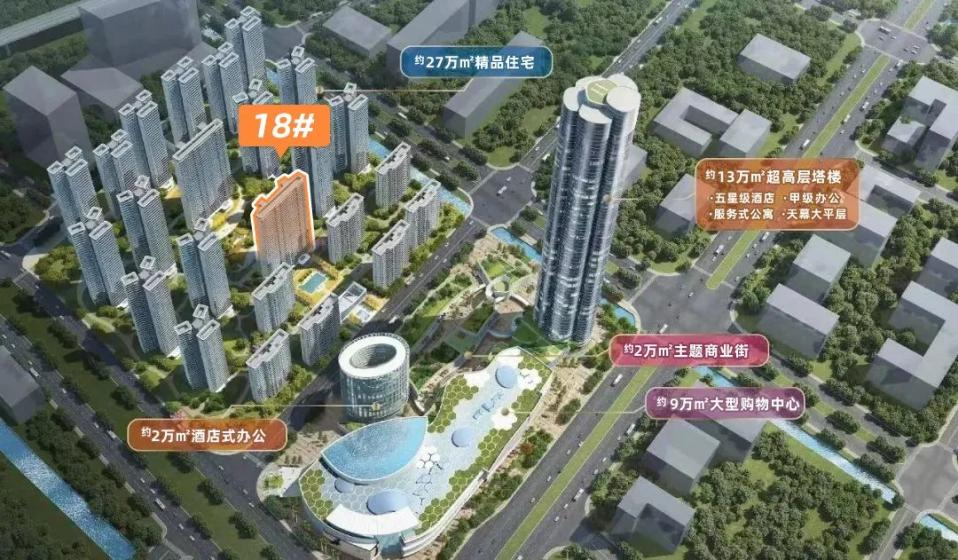 大湾区宜居中山CBD双水景大平层 看TA就购了!