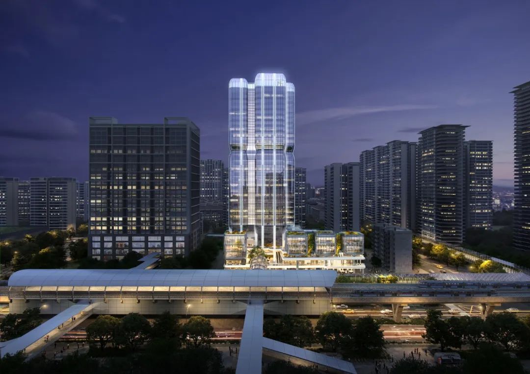 Aedas新作 | 深圳鸿基禧悦大厦,都市高端办公的大隐之作