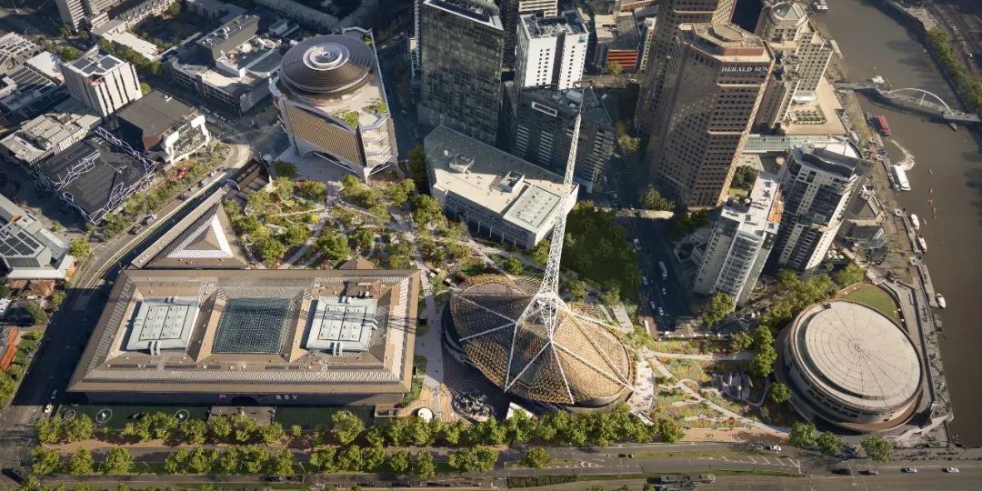 墨尔本艺术片区新添巨型花园：打造城市自然保护区