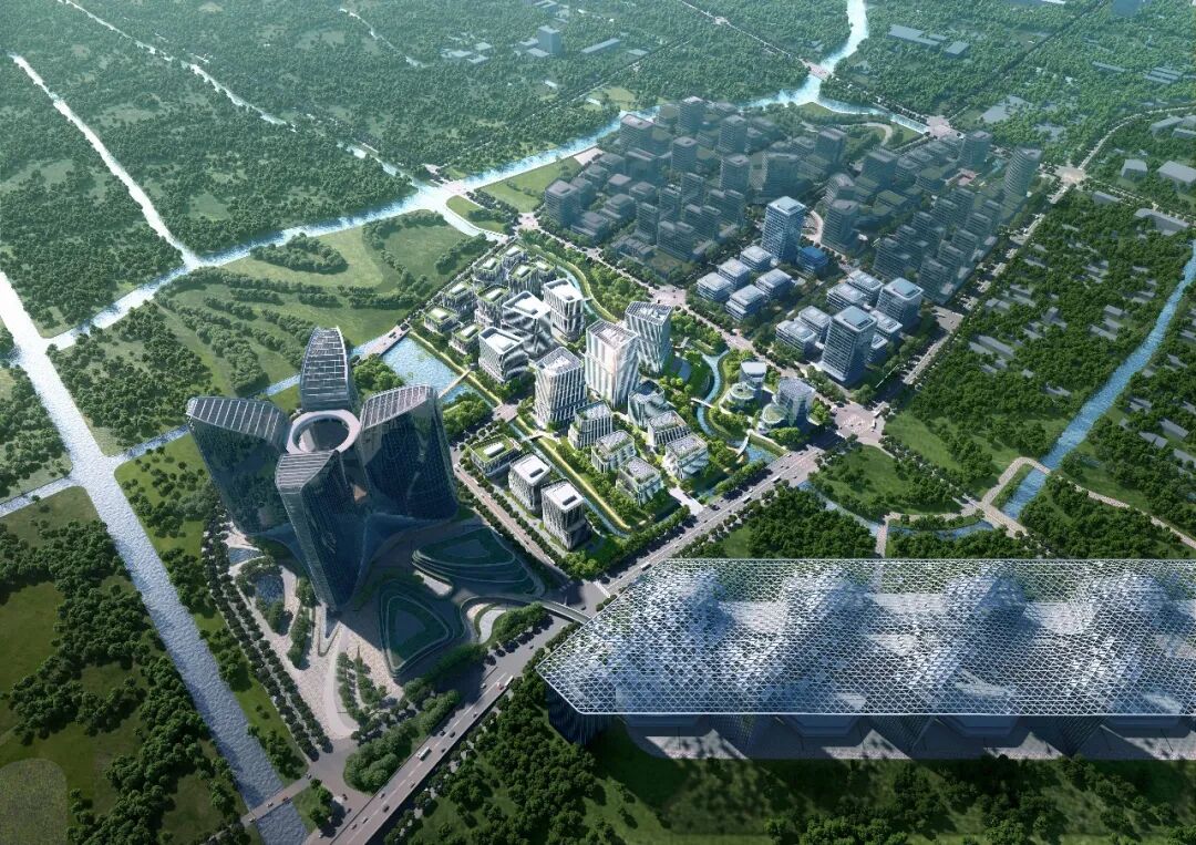 gmp新闻|长三角G60科创之眼二期结构封顶:城市设计逻辑下的空间落位