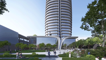 Aedas新作 | 桃园NFC环球经贸中心，山水赋形地标新生