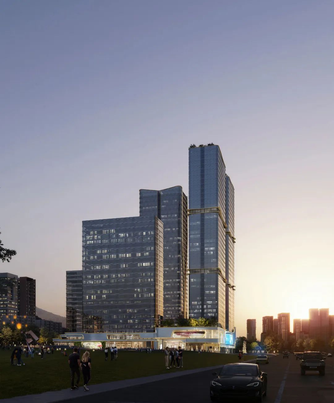 由Aedas设计的珠海玖洲荟盛大启动