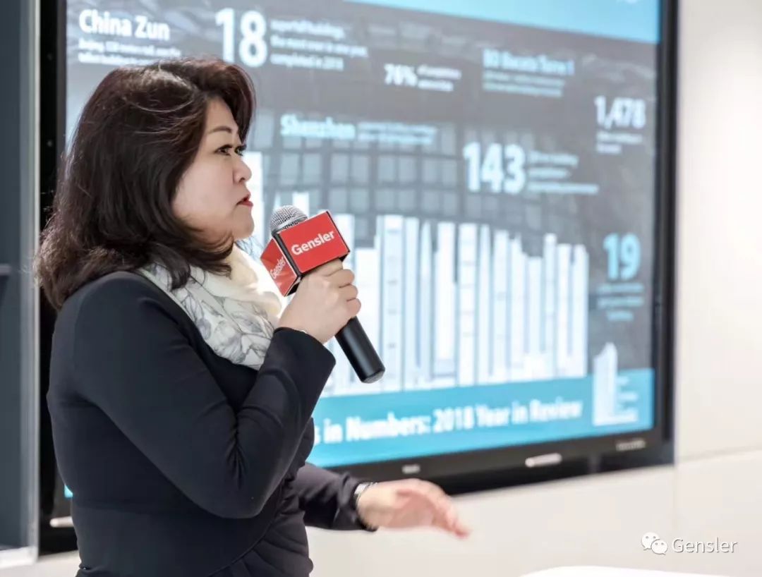 李晓梅,gensler大中华区执行总裁,在ctbuh上海研讨会的开幕致辞中,对