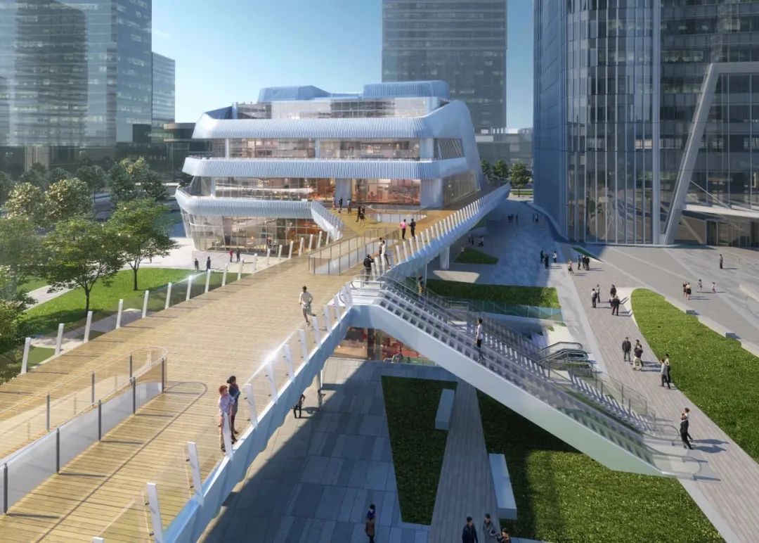 上海在建最高双子塔张江“科学之门”完成结构封顶