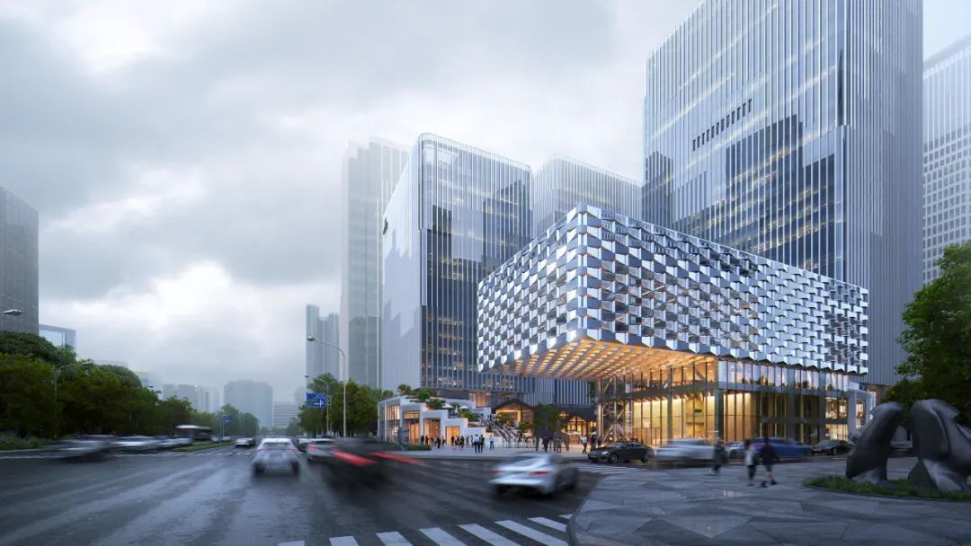 MVRDV 成都交子公园金融总部产业园动工，CBD内打造活力商业村落