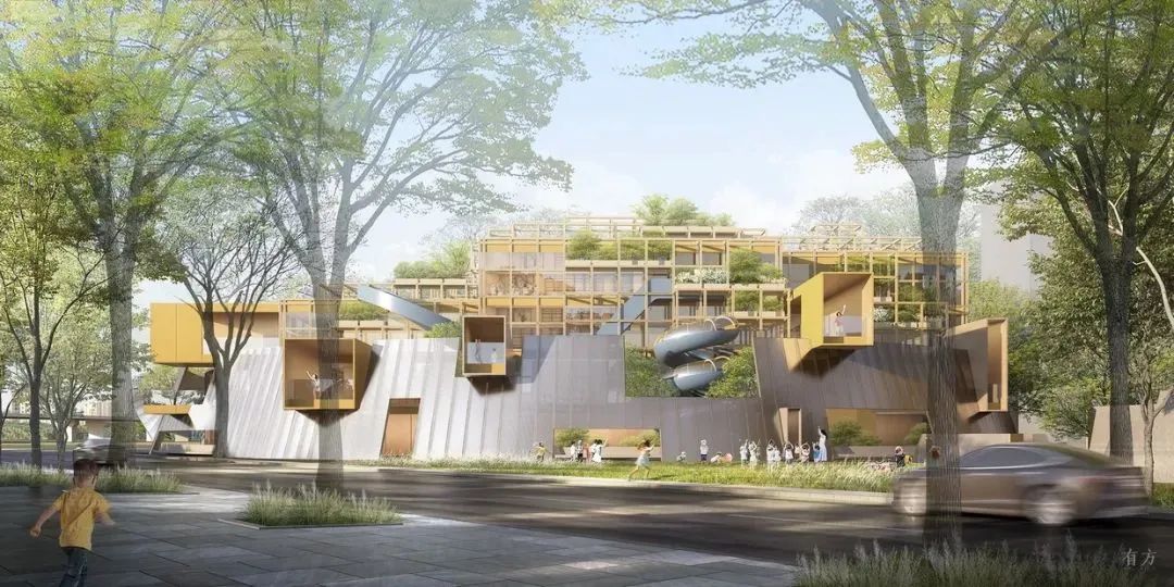不一样的校园！杭州三里亭幼儿园中标方案 | goa大象设计+江南管理