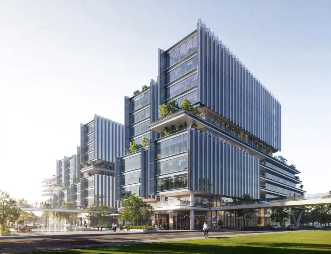 Aedas &华艺设计中标项目 | 深圳河套深港科技创新合作区国际协同创新区N-01 N-03地块，科技人文与自然的桥梁