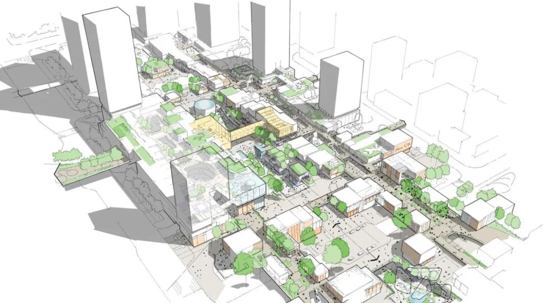 新作 | 杭州银泰中心设计概念发布，10 Design 点亮杭州科创中轴活力新地标