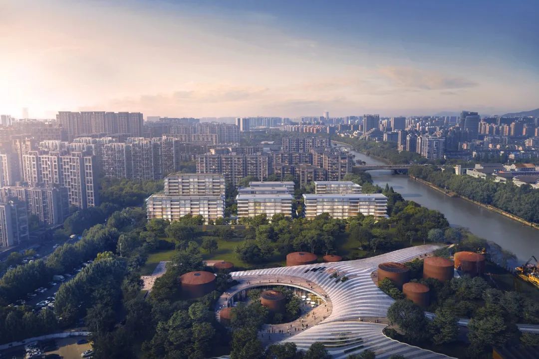 line+公布德信杭州小河油库住宅方案：遗产保护与城市更新并行