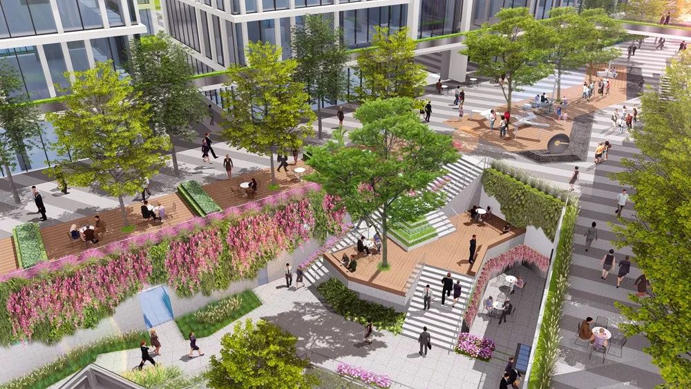 阿普贝思,景观设计,海绵城市,珠海高新区,产业园,智谷圆芯