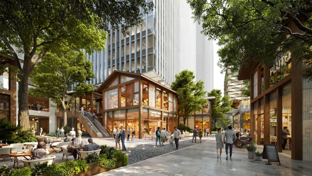 MVRDV 成都交子公园金融总部产业园动工，CBD内打造活力商业村落