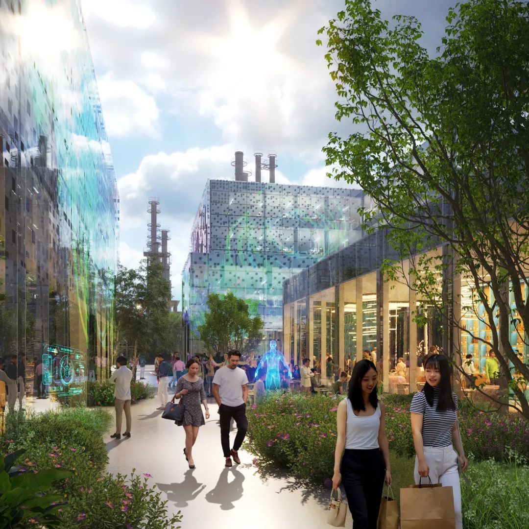 MVRDV改造杭州炼油厂 | 能源中和的大运河未来艺术科技中心展示无化石燃料的未来