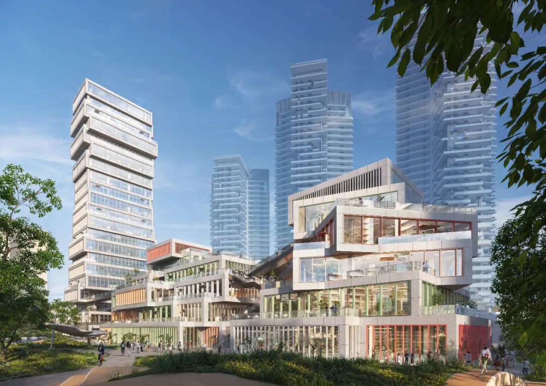 MVRDV 在成都麓湖打造「漫汀 Creek」，用户外空间定义全新购物体验