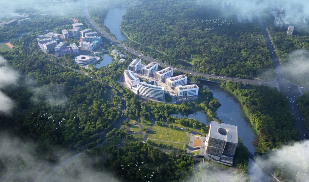Aedas新作 | 北师香港浸会大学二期校园，钟灵毓秀，碧水绕亭