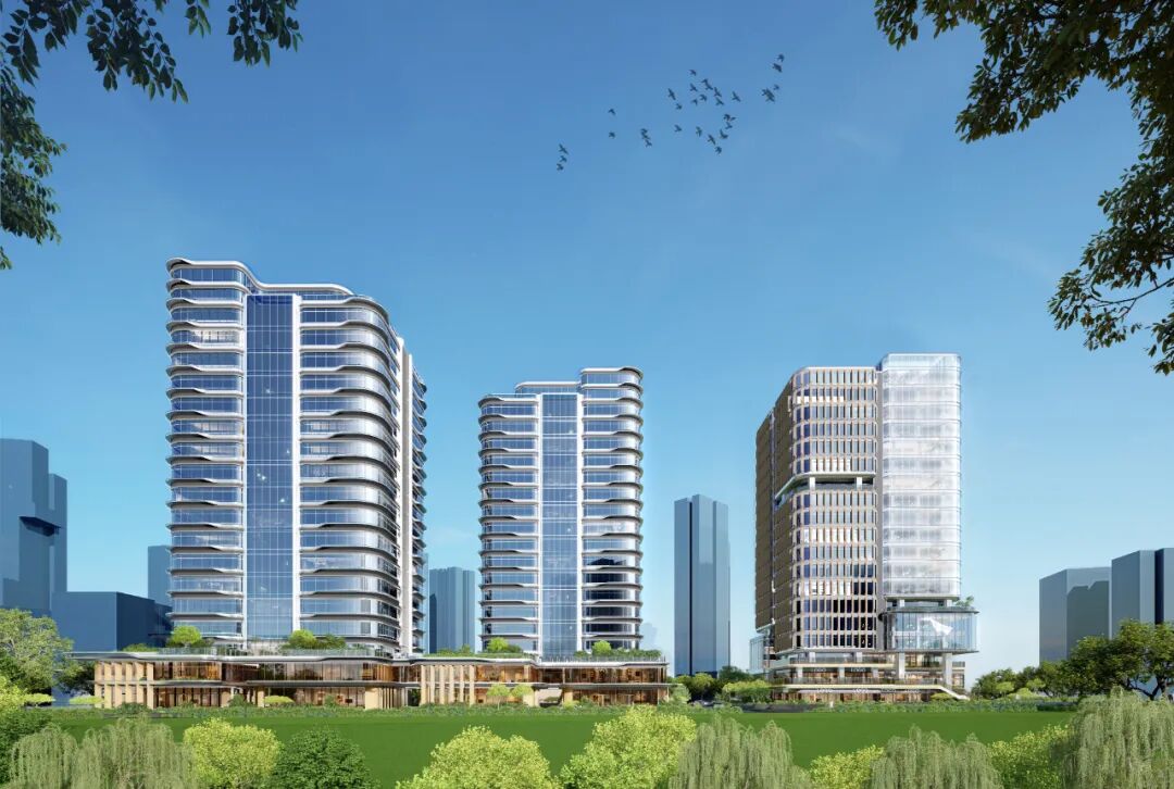 Aedas新作 | 基于岭南地域气候进行适应性设计：深圳前海公园式办公项目