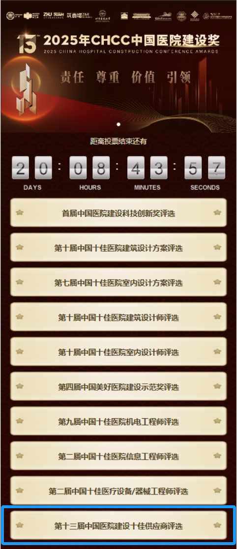 快来围观！2025全国医院建设奖候选项目