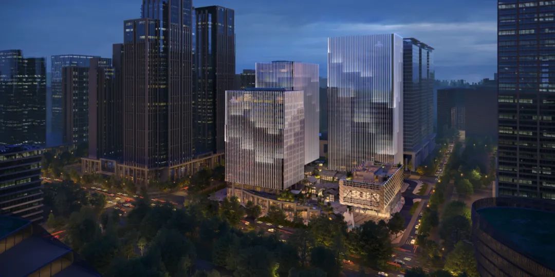 MVRDV 成都交子公园金融总部产业园动工，CBD内打造活力商业村落