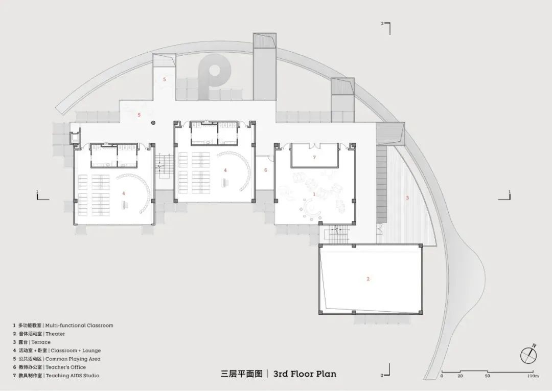 不一样的校园！杭州三里亭幼儿园中标方案 | goa大象设计+江南管理
