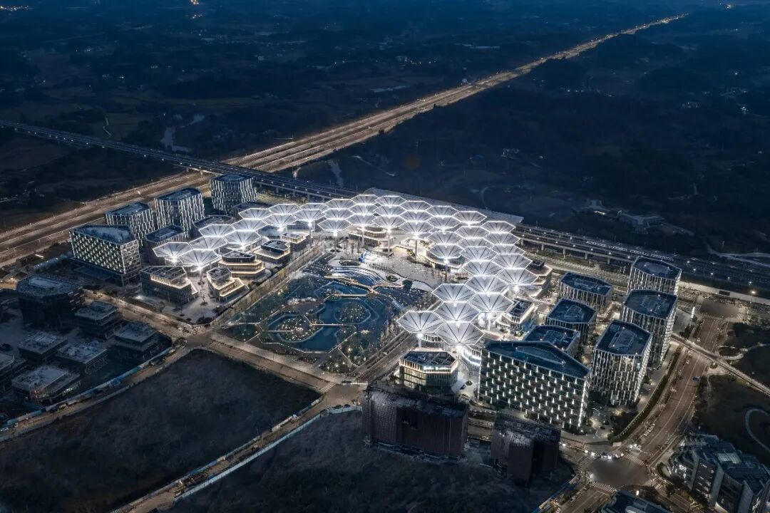 gmp新作 | 成都未来科技城福田TOD站城一体项目——塑造面向未来的科教城市门户