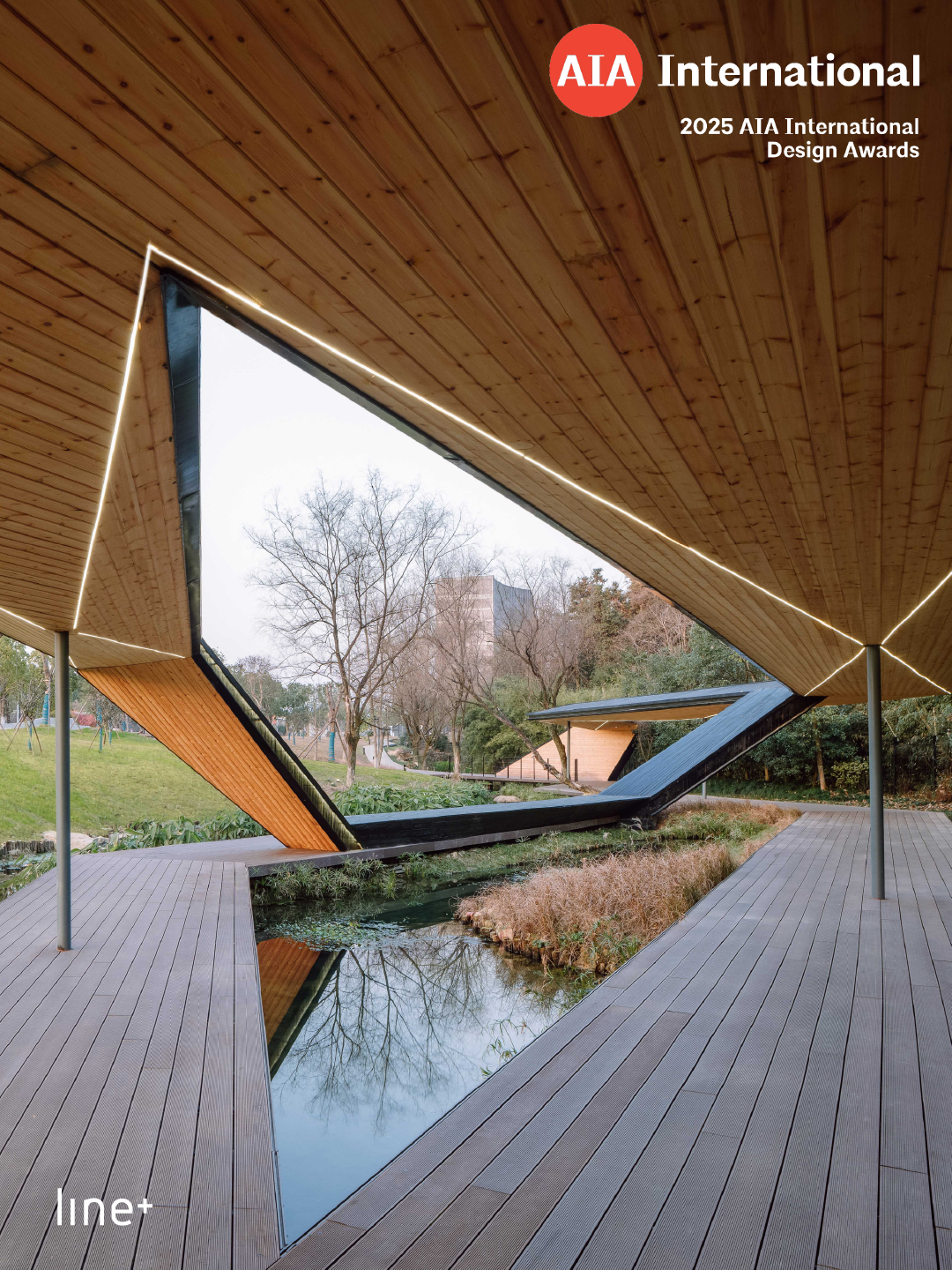 line+「溪上飞檐」荣获AIA国际设计奖 