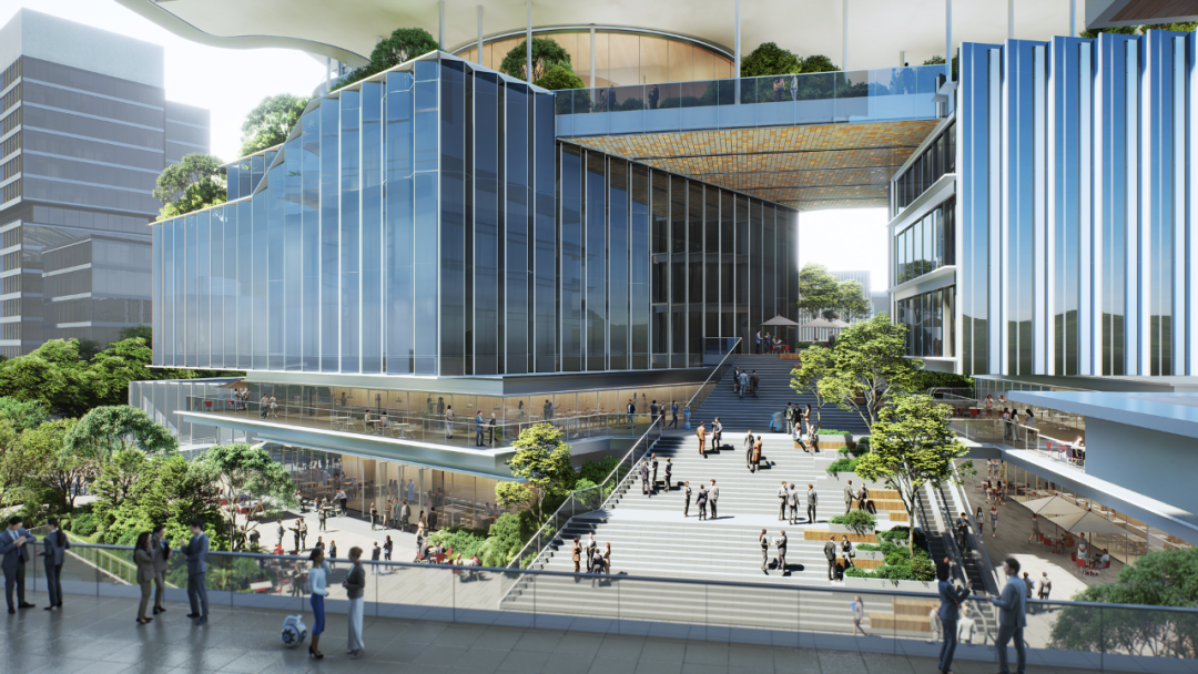 Aedas &华艺设计中标项目 | 深圳河套深港科技创新合作区国际协同创新区N-01 N-03地块，科技人文与自然的桥梁