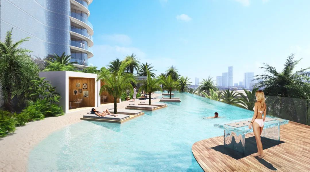 Gensler新作品：DAMAC CASA 迪拜垂直绿洲，重构城市奢华新境