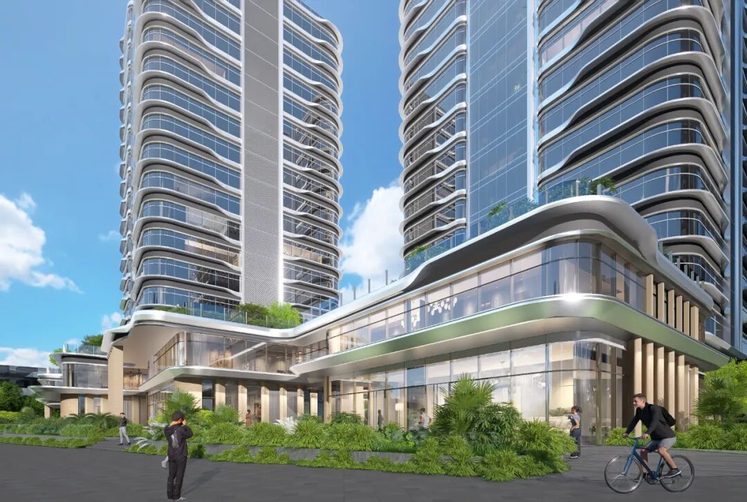 Aedas新作 | 基于岭南地域气候进行适应性设计：深圳前海公园式办公项目