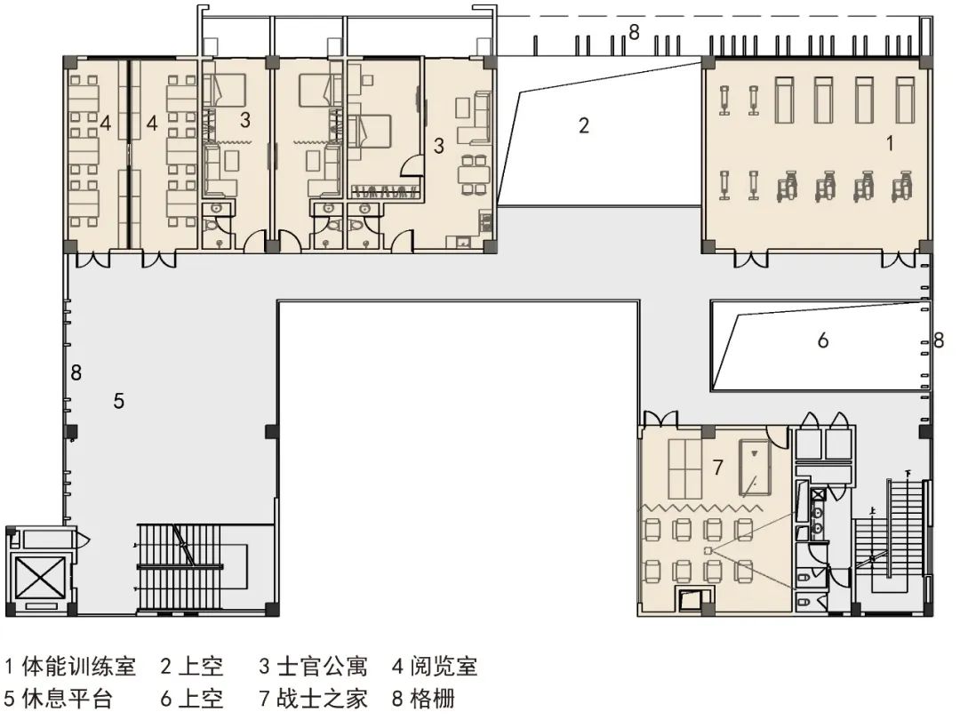 “内院式消防站”的布局，简洁现代的立面——深圳市公安消防支队松坪山消防站设计