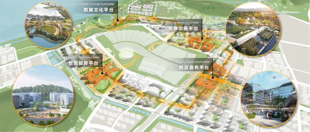 Aedas联合体获杭州全球数字贸易创新港概念性规划及重点地块建筑概念设计竞赛第一名