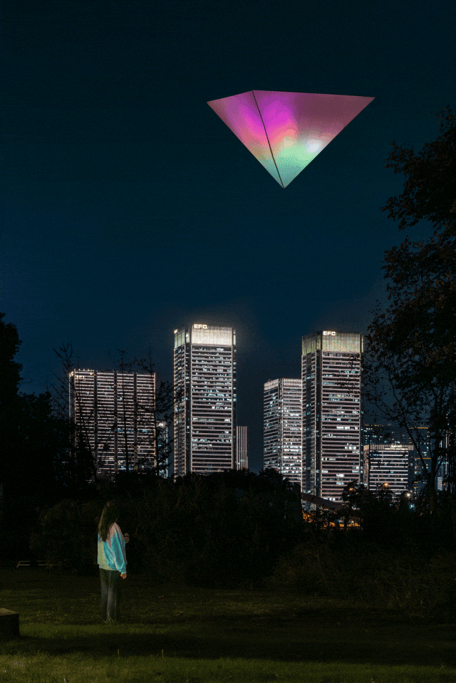 从「光之塔」到「云坐标」｜line+在杭州第三中心中轴线的城市媒介实验