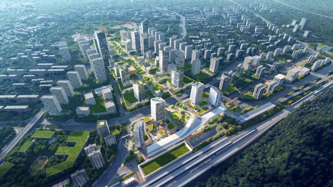 Aedas新作 | 大湾区站城一体化新节点，惠阳站综合交通枢纽