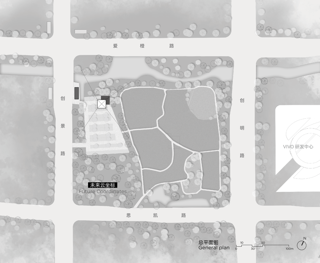 从「光之塔」到「云坐标」｜line+在杭州第三中心中轴线的城市媒介实验