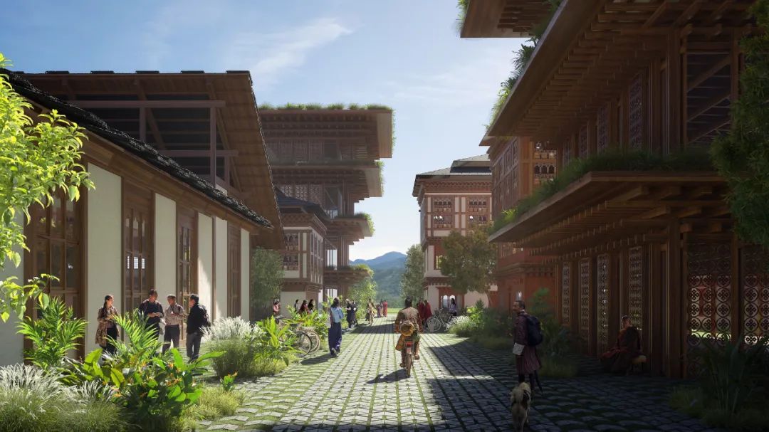 BIG揭晓不丹盖勒普“正念之城”总体规划 