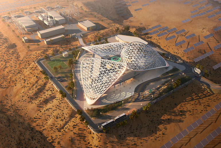 HKS新作首发 | 沙漠中的生命基地&mdash;&mdash;新疆中绿电米东综合服务中心