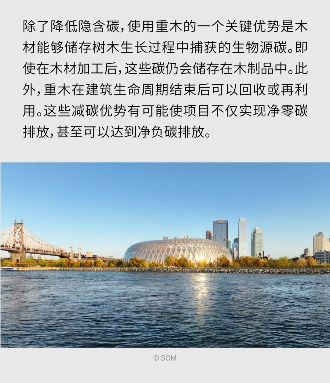 SOM全球研究项目 | 为纽约打造”皇后区的发辫” ——关于编织木结构网壳的探索