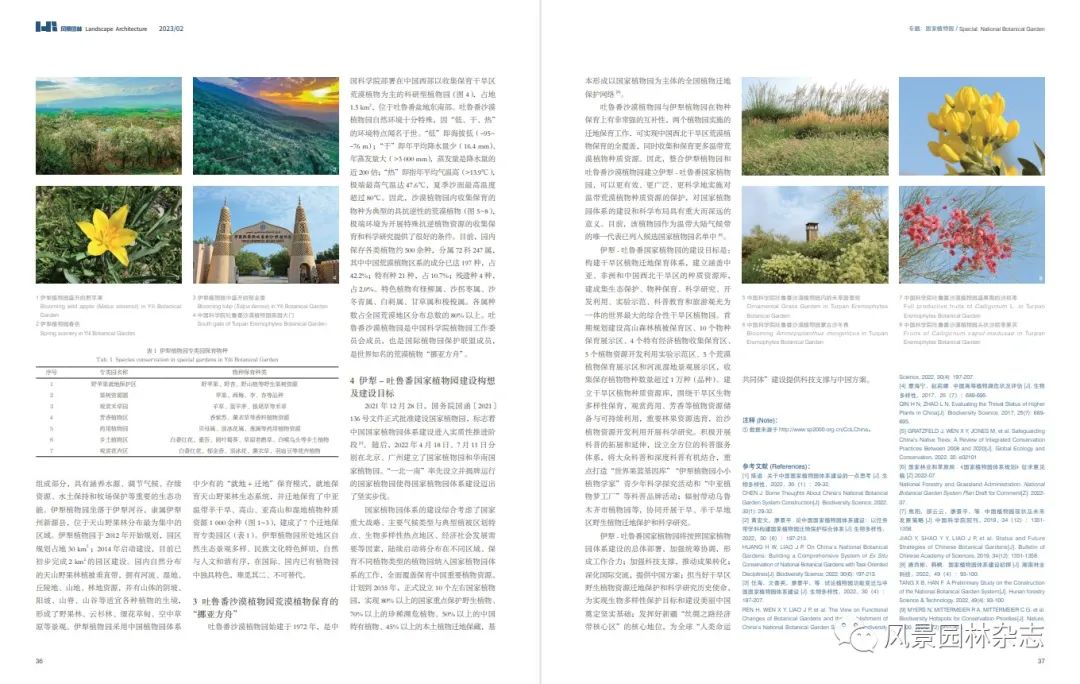 LA专题 | 张道远 管开云 康晓珊 刘会良 王建成 王喜勇 | 打造干旱区植物种质资源保育的“挪亚方舟”