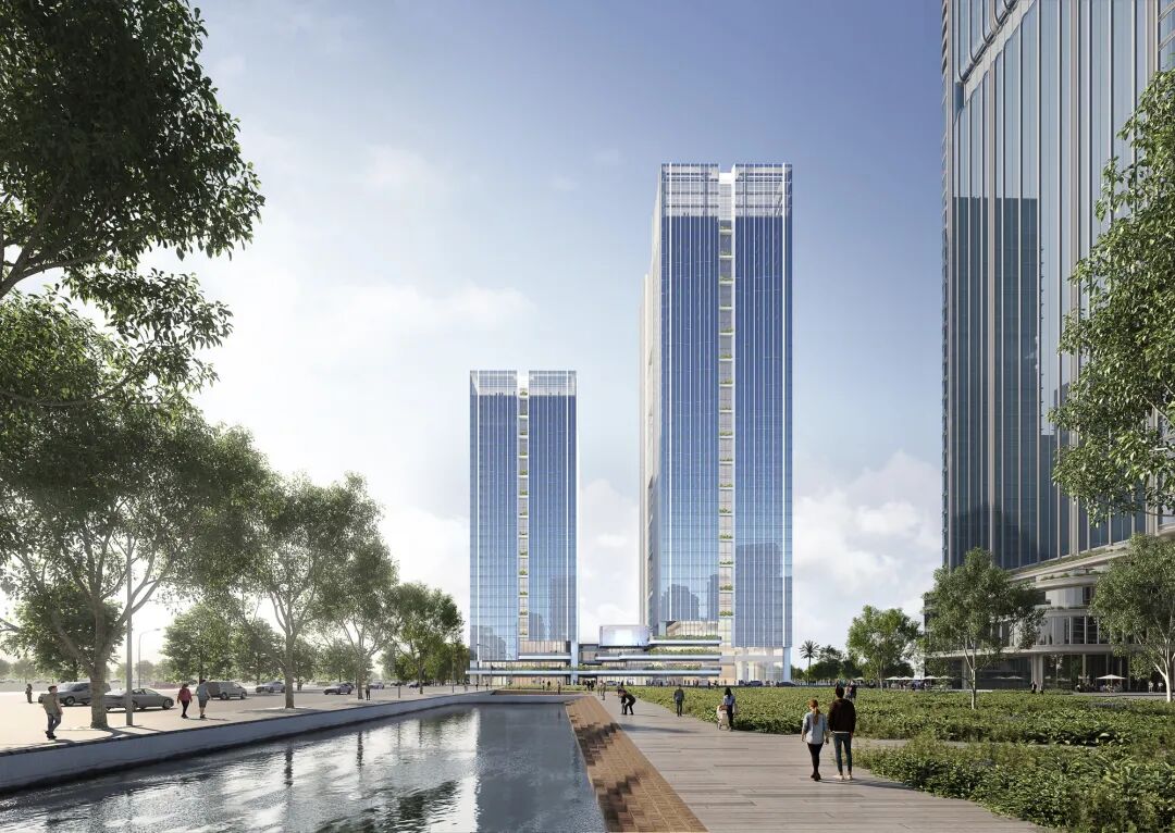 Aedas新作 | 广州滨江总部综合体，未来智造产业的孵化器