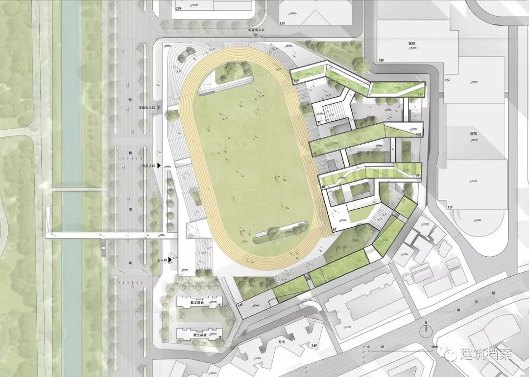 都市景观主义，福田中学，建筑观，自然观，新都市