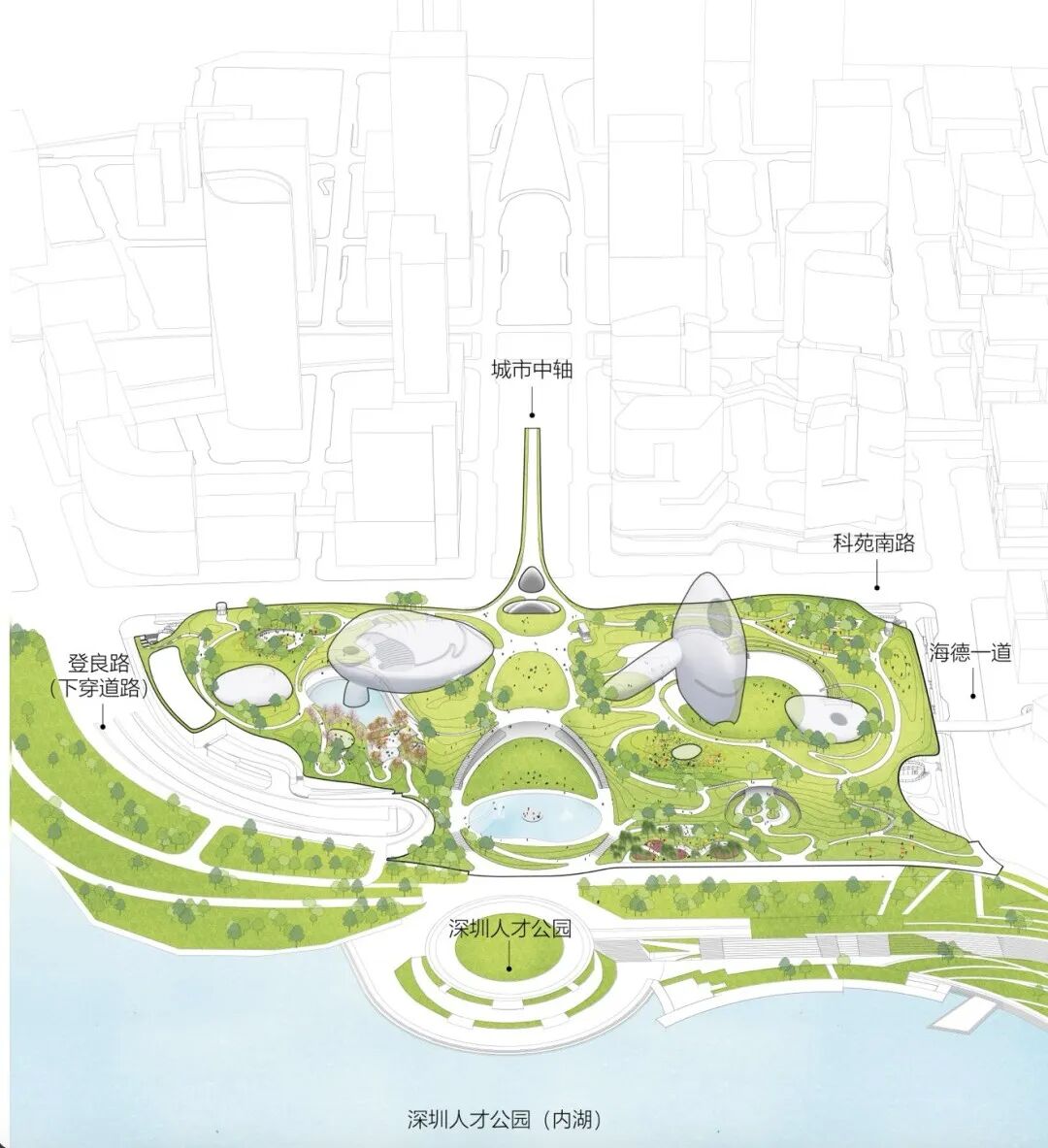 湾区新场地即将呈现丨马岩松MAD深圳湾文化广场