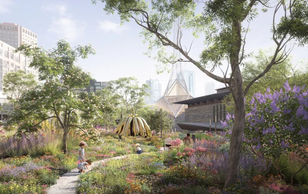墨尔本艺术片区改造：Laak Boorndap城市花园