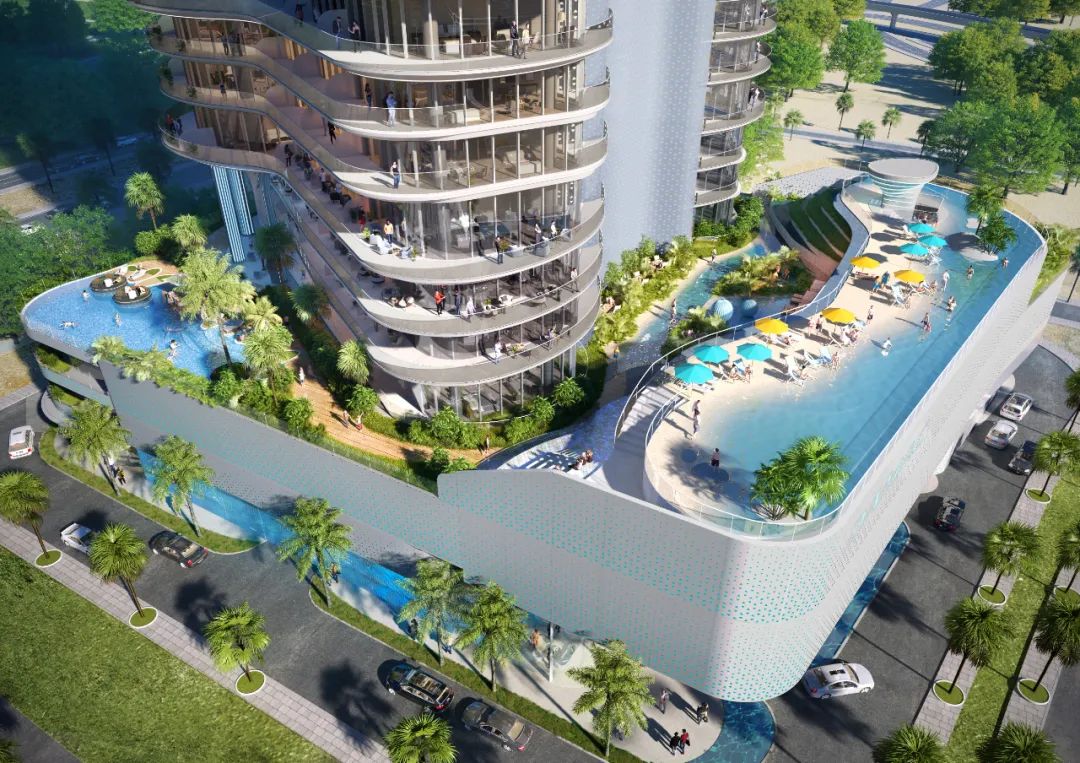 Gensler新作品：DAMAC CASA 迪拜垂直绿洲，重构城市奢华新境