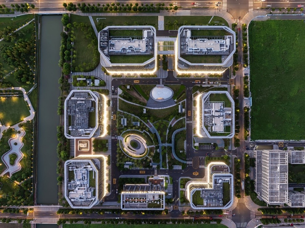 Gensler新作 | 张江科学城数智天地 · 智慧谷：以“半园半院”理念，打造立体智慧社区新范式