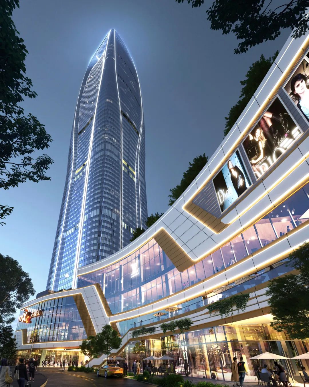 在建 | 深圳城建梅园项目 - 超高层塔楼云投大厦建设突破280米