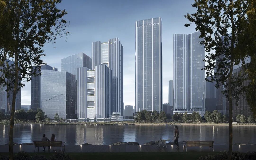 Aedas新作 | 广州滨江总部综合体，未来智造产业的孵化器