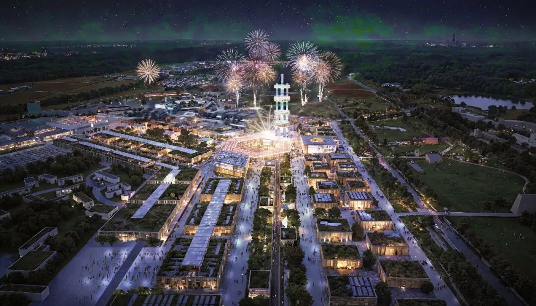 gmp新闻 | 柏林泰格尔机场旧址作为2035年世博会潜在举办地——欧洲最大城市发展项目之一的初步构想