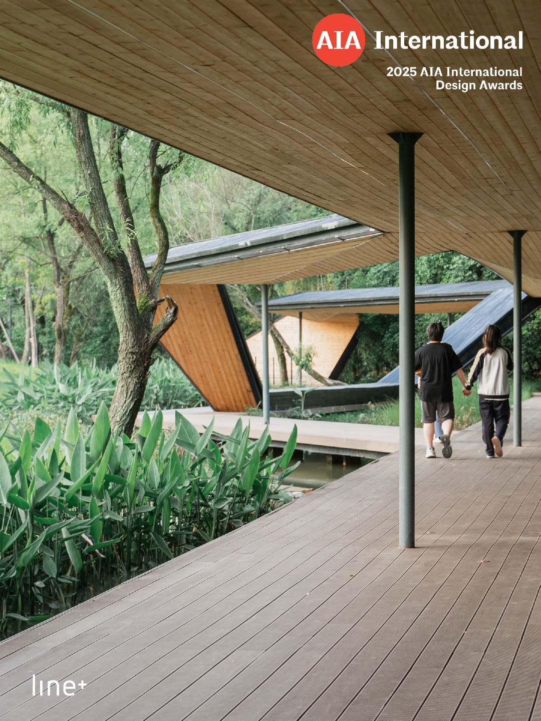 line+「溪上飞檐」荣获AIA国际设计奖 
